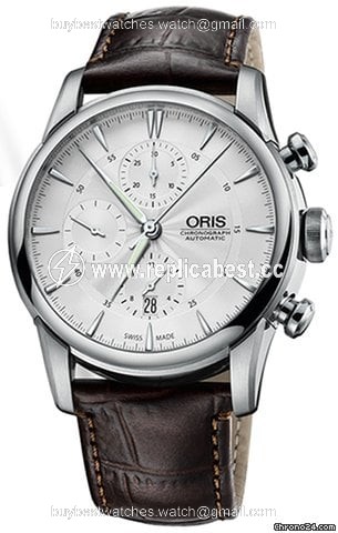 Oris Artelier Chronograph Mens watch Unisex Automatic Steel 01 774 7686 4051-07 5 23 70FC