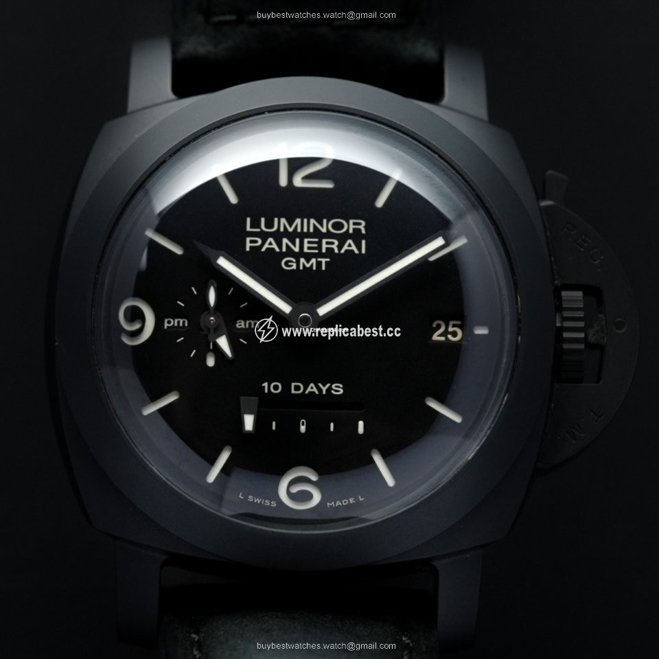 Panerai Luminor 1950 10 Days GMT Mens watch Unisex Automatic Ceramic PAM 00335