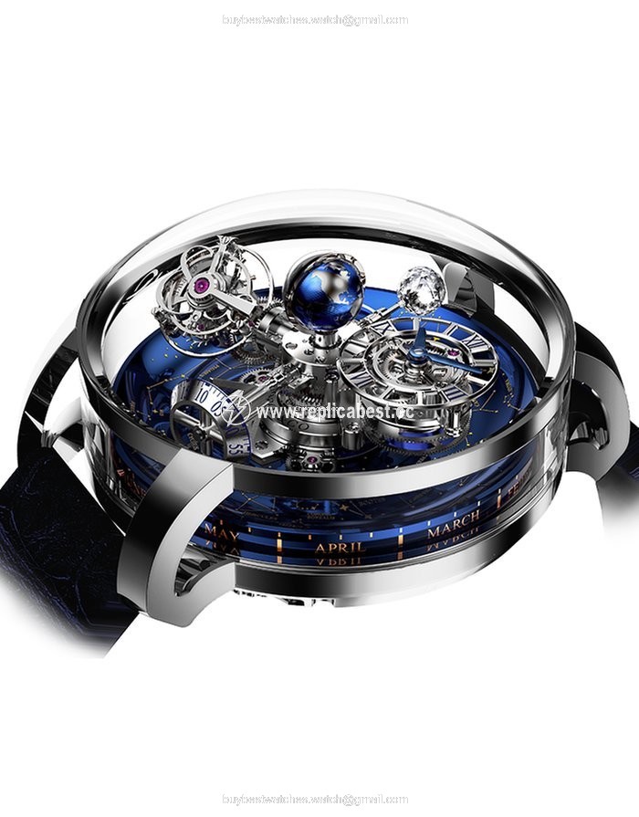 Jacob & Co. Astronomia Mens watch Unisex Manual winding Platinum AT110.60.AA.WD.A