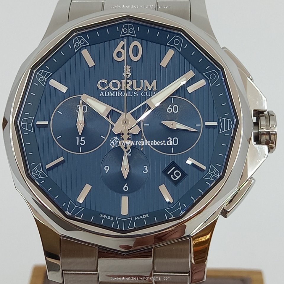Corum Admirals Cup Legend 42 Mens watch Unisex Automatic Steel 984.101.20 V705 AB10