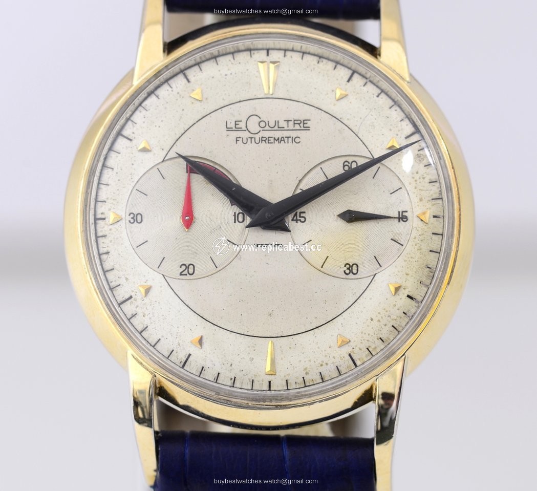Jaeger-LeCoultre Mens watch Unisex Automatic Gold Steel Futurematic 10K Gold