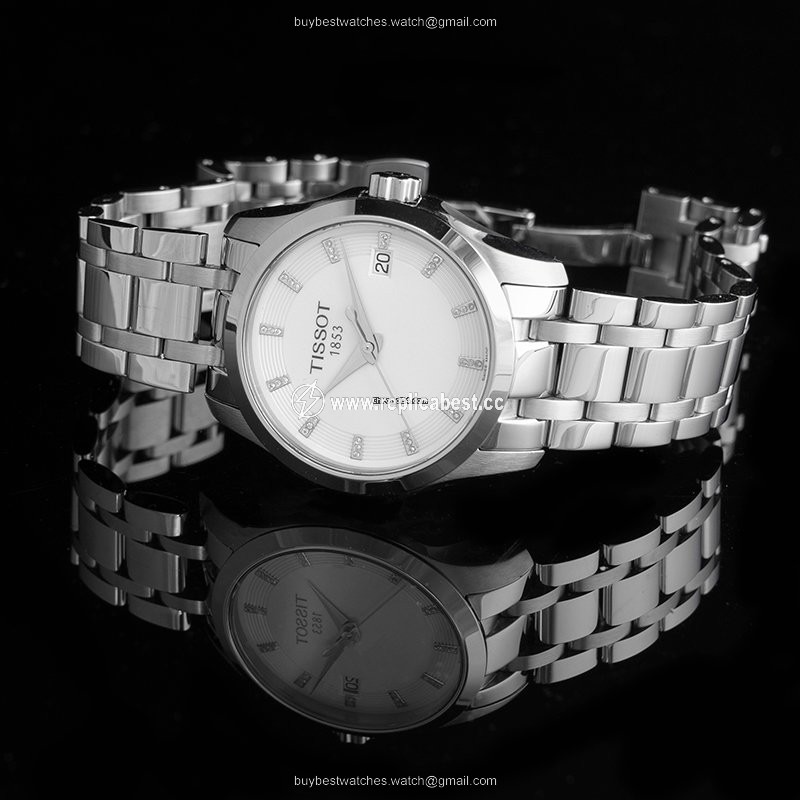 Tissot Couturier Womens watch Quartz Steel T035.210.11.016.00