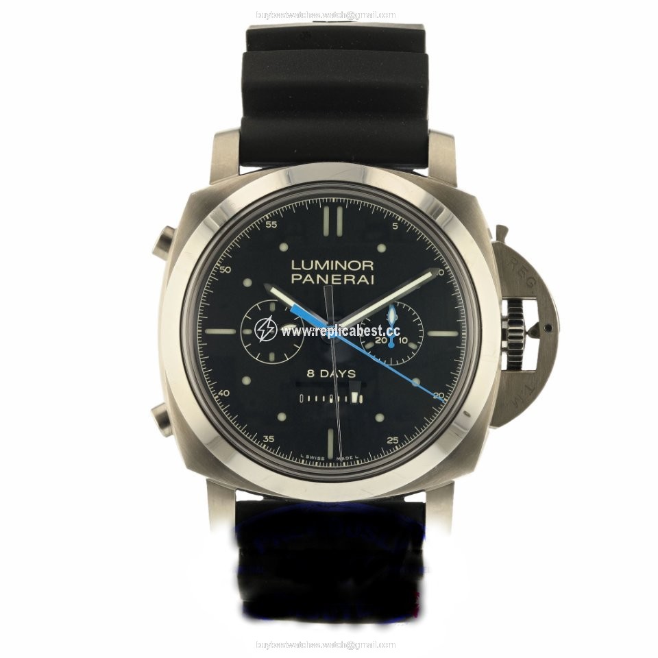 Panerai Luminor 1950 Rattrapante 8 Days Mens watch Unisex Manual winding Titanium PAM 00530