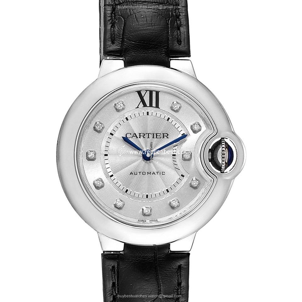 Cartier Ballon Bleu 33mm Womens watch Automatic Steel W4BB0009