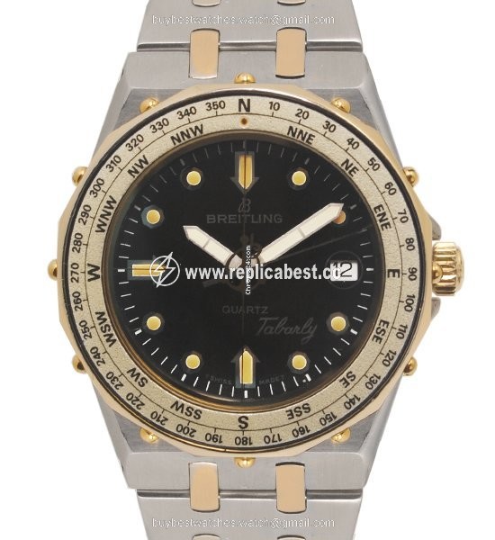 Breitling Mens watch Unisex Quartz Gold Steel 80770