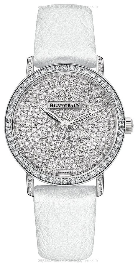 Blancpain Villeret Ultra-Slim Womens watch Automatic White gold 6104-1963-58a