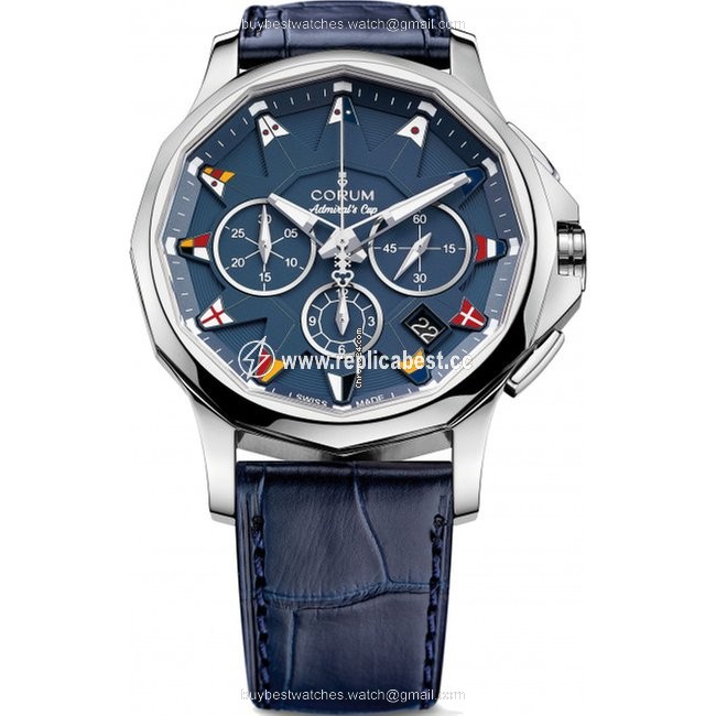 Corum Admirals Cup Legend 42 Mens watch Unisex Automatic Steel 984.101.20 0F03 AB12