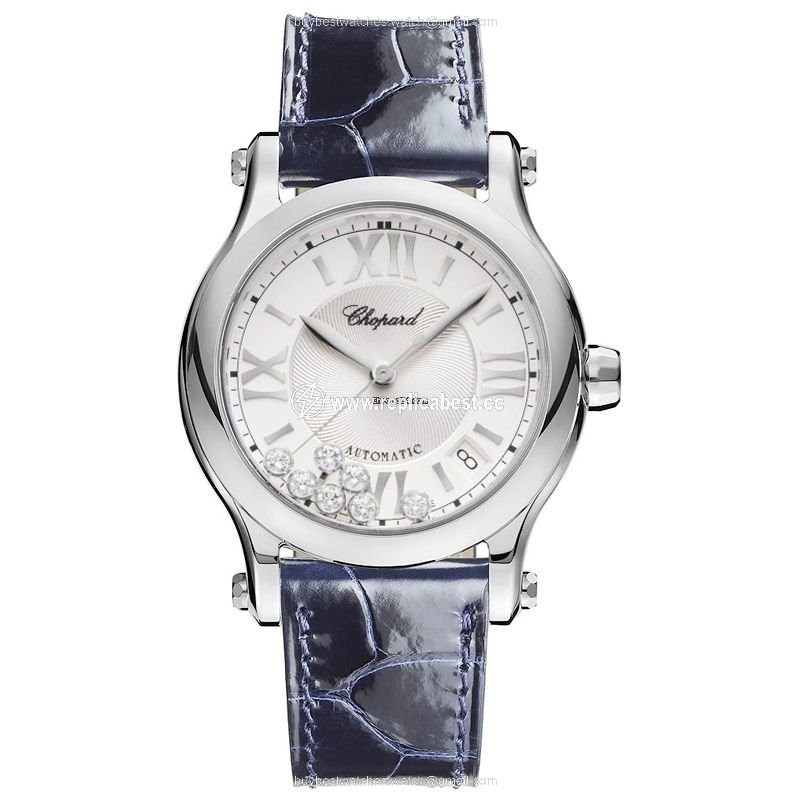 Chopard Happy Sport Womens watch Automatic Steel 278559-3001 BLUE