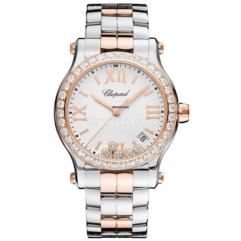 Chopard Happy Sport Womens watch Quartz Gold Steel 278582-6004