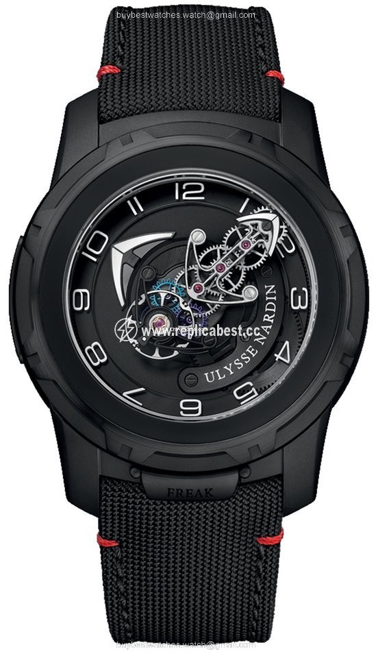 Ulysse Nardin Freak Mens watch Unisex Manual winding Titanium 2053-132 BLACK