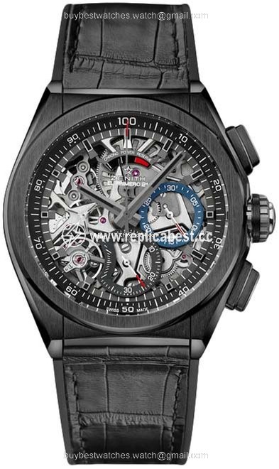 Zenith Defy El Primero Mens watch Unisex Automatic Ceramic 49.9000.9004 78.r582 499000900478r582