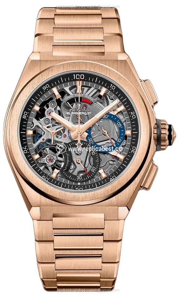 Zenith Defy El Primero Mens watch Unisex Automatic Rose gold 18.9000.9004 71.m9000