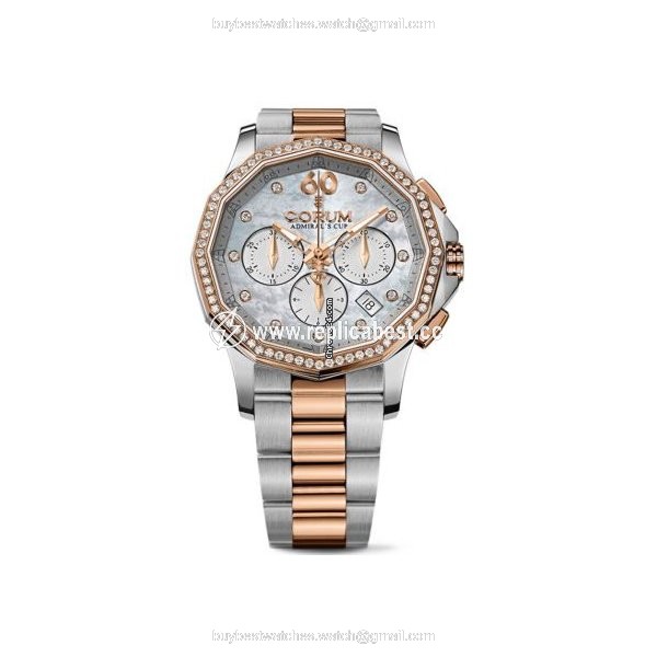 Corum Admirals Cup Legend 38 Mens watch Unisex Automatic Gold Steel 132.101.29 V200 PK10