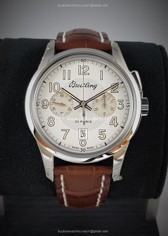 Breitling Transocean Chronograph 1915 Mens watch Unisex Manual winding Steel AB141112 G799 739P