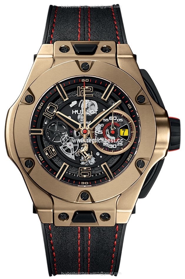 Hublot Big Bang Ferrari Mens watch Unisex Automatic Yellow gold 402.mx.0138.wr Magic Gold