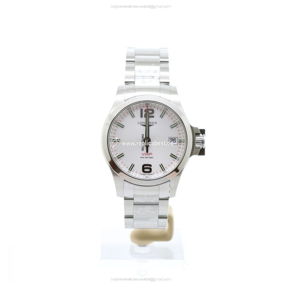 Longines Conquest Mens watch Unisex Quartz Steel L3.716.4.76.6