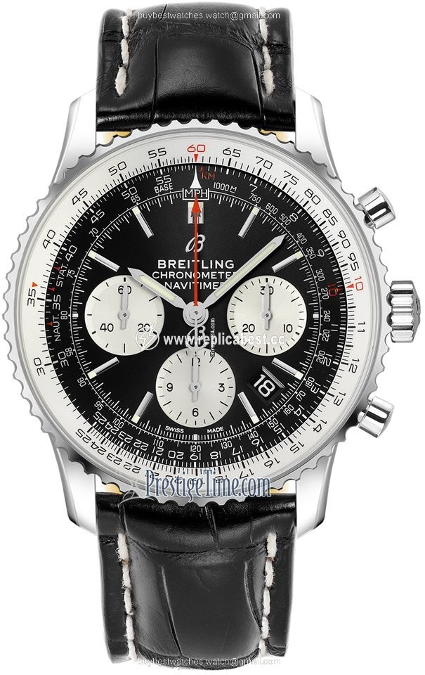 Breitling Navitimer 1 B01 Chronograph 43 Mens watch Unisex Automatic Steel ab0121211b1p1