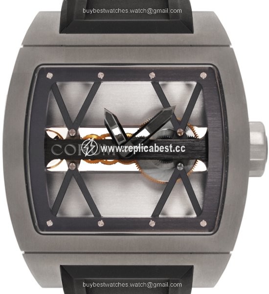 Corum Ti-Bridge Mens watch Unisex Manual winding Titanium 007.400.06 F371